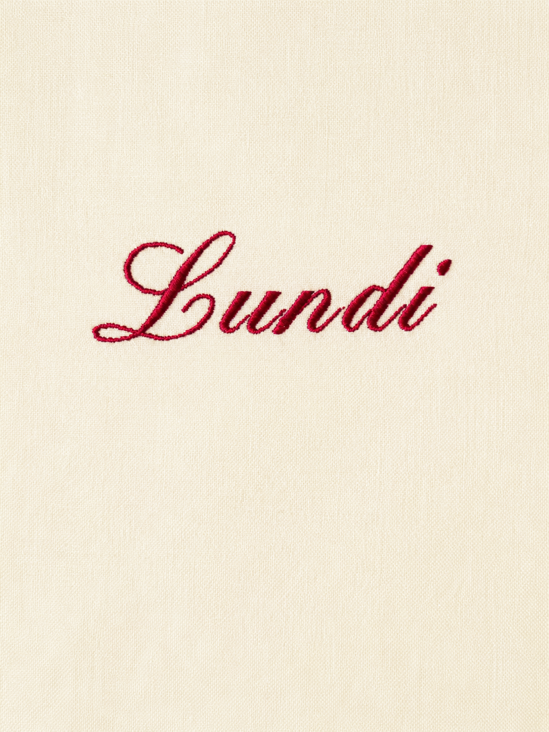 Tanga BURRU - Personnalisable rouge