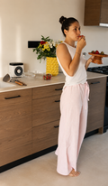 Pantalon AIMET - Vichy rose